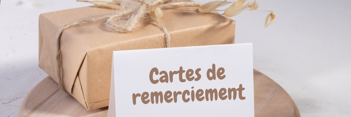 Cartes de remerciement