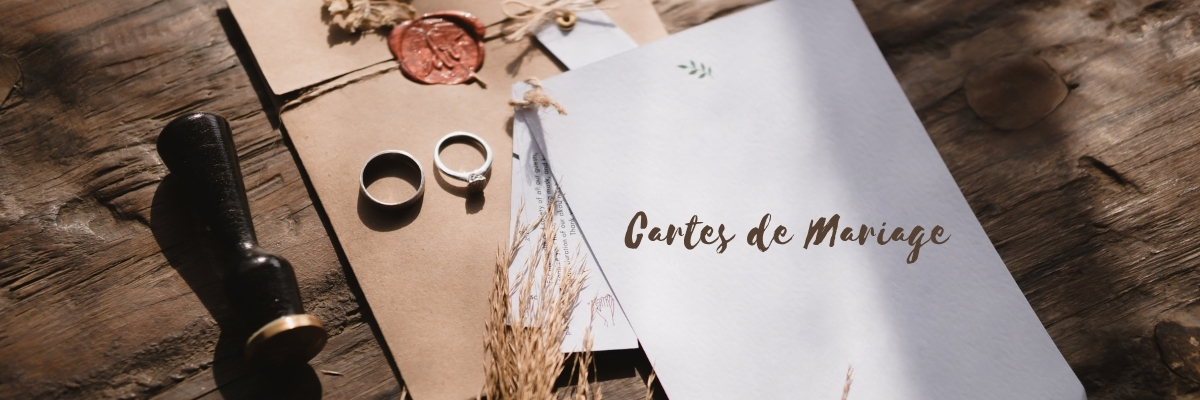 cartes de mariage